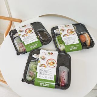 참살이도시락 작심삼일 샐러드도시락 3개 맛보기 새벽배송 또는 택배배송 — 5점을 준 리뷰어가 2021년 9월 올린 사용 사진