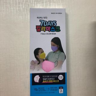 건강누리인터내셔날 (마스크 특집) 7DAYS 컬러마스크 (컬러7매)+ KMC 프리미엄 덴탈마스크(50매) — 5점을 준 리뷰어가 2022년 7월 올린 사용 사진