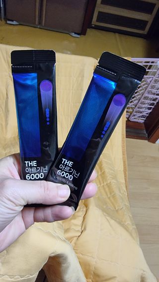[닥터루템]THE 맛있고 THE 진한 THE 아르기닌 6000 1box (15포) — 4점을 준 리뷰어가 2022년 10월 올린 사용 사진