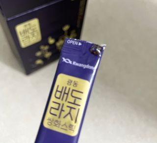 광동생활건강 나우 [광동] 배도라지 쌍화스틱 10mL x 100포 — 5점을 준 리뷰어가 2023년 3월 올린 사용 사진