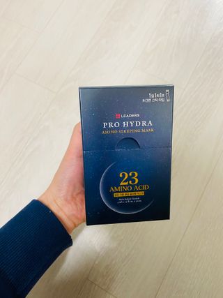 리더스코스메틱 리더스 프로 하이드라 아미노 슬리핑 마스크 — 5점을 준 리뷰어가 2021년 1월 올린 사용 사진