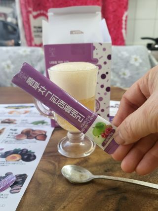 참앤들황토농원 7가지 맛! 탄산 톡톡! 스파클링! 데이앤 콤부차 7종 10포 1박스씩 ★총 7박스★ — 5점을 준 리뷰어가 2023년 1월 올린 사용 사진