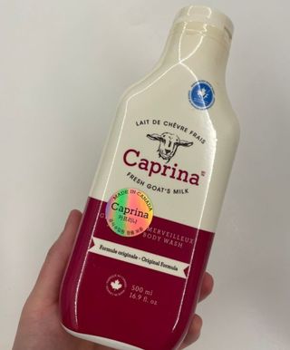 카프리나 프레쉬 산양밀크 어메이징 바디워시 500ml(오리지널향) — 5점을 준 리뷰어가 2023년 4월 올린 사용 사진
