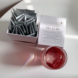 세렌디뷰티_이너뷰티 티톡스 로즈 베리 — 5점을 준 리뷰어가 2021년 3월 올린 사용 사진