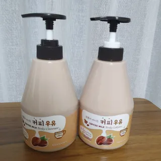 [과일나라] 피부가 마시는 커피우유 바디클렌저&바디로션 — 5점을 준 리뷰어가 2022년 3월 올린 사용 사진