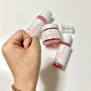 아이앤립 / EYENLIP 아이앤립 연어오일 리바이탈라이징 토너+앰플+크림 3종 세트 — 5점을 준 리뷰어가 2021년 6월 올린 사용 사진