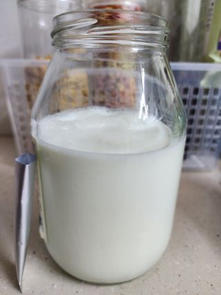 하나마이 [BEST 판매율 1위] 카스피해 유산균 종균_발효기가 필요없이 간편하게 만들어 먹는 요거트 생유산균 — 3점을 준 리뷰어가 2023년 3월 올린 사용 사진