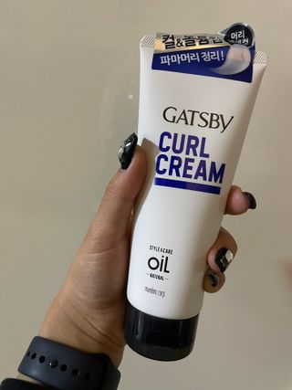 [갸스비] 곱슬 머리부터 파마까지 남자의 컬을 위한 갸스비 컬크림 — 5점을 준 리뷰어가 2021년 10월 올린 사용 사진