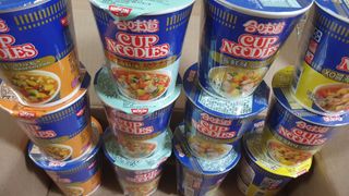 NISSIN 닛신 컵누들  4종 - 씨푸드오리지날, 씨푸드 스파이시, 씨푸드 커리, 씨푸드 XO소스 — 5점을 준 리뷰어가 2021년 12월 올린 사용 사진