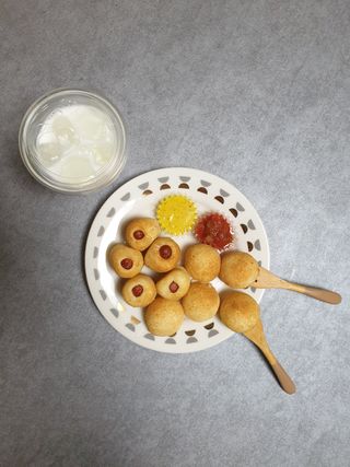 Dog&Ball 독앤볼 [Dog&Ball] 미니찹쌀볼도그 찹쌀치즈볼 — 5점을 준 리뷰어가 2021년 8월 올린 사용 사진