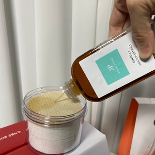 랑팡 병풀추출물150ml+어성초추출물150ml+스킨빅패드60매 — 5점을 준 리뷰어가 2021년 10월 올린 사용 사진