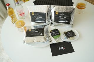 화룽 프리미엄 소고기 와규 mb9고마블 눈꽃살+부채살+등심 선물세트 — 5점을 준 리뷰어가 2022년 5월 올린 사용 사진