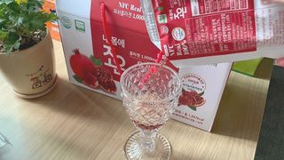 농업회사법인조은 유기농 석류 NFC 착즙주스 70ml 30포 — 5점을 준 리뷰어가 2021년 10월 올린 사용 사진