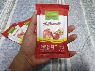 제이제이바이오 더단마토 프리미엄주스 100ml 30팩입 - 무설탕 스테비아 토마토즙 — 5점을 준 리뷰어가 2021년 11월 올린 사용 사진