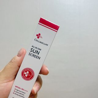 닥터셀멜로 셀멜로 올인원 선스크린 — 3점을 준 리뷰어가 2021년 6월 올린 사용 사진