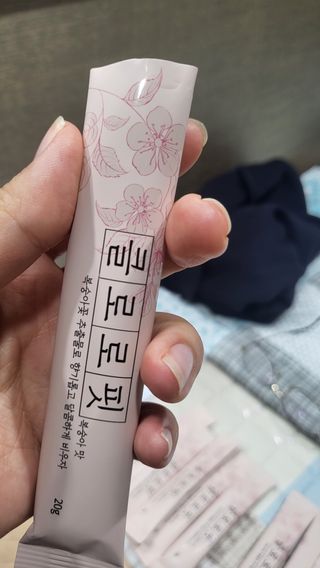 주식회사 메디프바이오 클로로핏 — 5점을 준 리뷰어가 2023년 7월 올린 사용 사진
