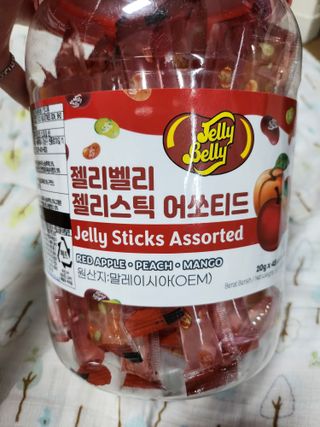 젤리벨리 젤리스틱 어쏘티드 900g — 5점을 준 리뷰어가 2022년 11월 올린 사용 사진