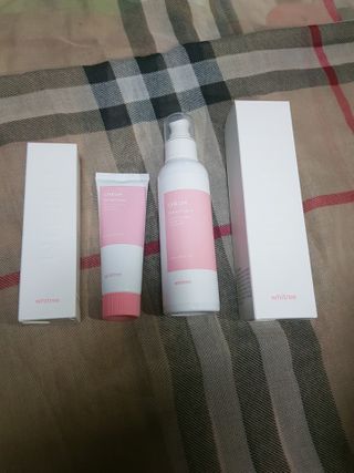 화이트리 채움 베리어 로션, 베리어 크림 세트 — 5점을 준 리뷰어가 2021년 1월 올린 사용 사진