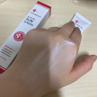 닥터셀멜로 셀멜로 올인원 선스크린 — 5점을 준 리뷰어가 2021년 6월 올린 사용 사진