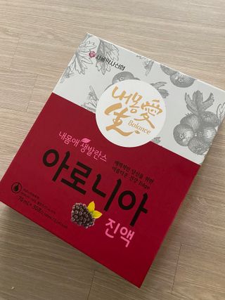 서울약사신협_내몸애생발란스아로니아_70ml x 30포 — 5점을 준 리뷰어가 2021년 7월 올린 사용 사진