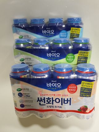 LIVE 매일바이오 썬화이버 드링킹 요거트 — 5점을 준 리뷰어가 2022년 8월 올린 사용 사진