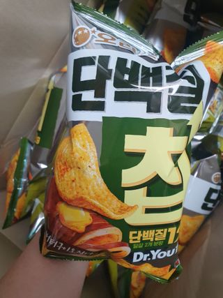 맛있게 채우는 단백질 12g, 닥터유 단백질칩 — 5점을 준 리뷰어가 2023년 12월 올린 사용 사진
