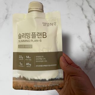 일일하우 슬리밍 플랜B 고소한 귀리맛, 진한 카카오맛 (체중조절식) — 5점을 준 리뷰어가 2023년 8월 올린 사용 사진