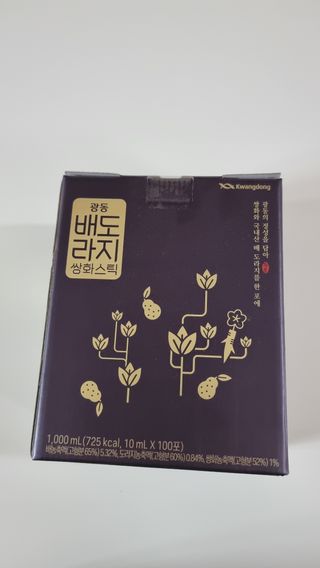 광동생활건강 나우 [광동] 배도라지 쌍화스틱 10mL x 100포 — 5점을 준 리뷰어가 2022년 12월 올린 사용 사진