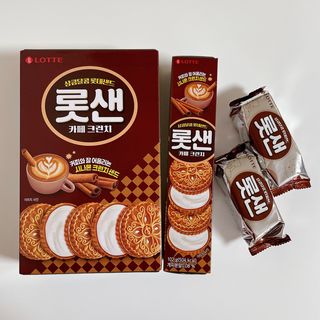 롯데제과 롯샌 카페크런치 — 4.5점을 준 리뷰어가 2021년 10월 올린 사용 사진