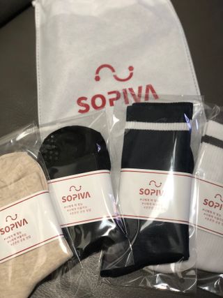 SOPIVA 소피바 요가,필라테스 양말 — 5점을 준 리뷰어가 2021년 7월 올린 사용 사진