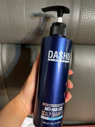 다슈코리아 다슈 데일리 단백질 한방 두피 골드 샴푸 500ml — 4점을 준 리뷰어가 2021년 1월 올린 사용 사진