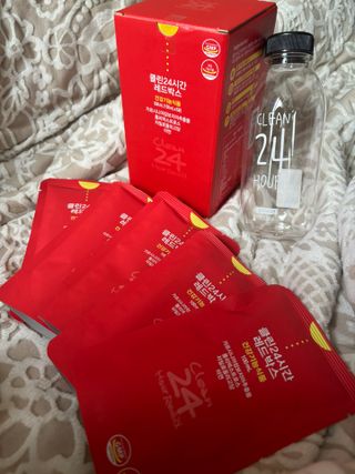 클린24시간 레드박스 1BOX(5포) + 전용보틀(500ml) — 5점을 준 리뷰어가 2024년 3월 올린 사용 사진