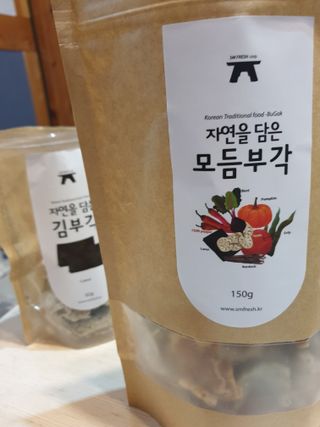 자연을담은모듬부각 — 5점을 준 리뷰어가 2022년 1월 올린 사용 사진