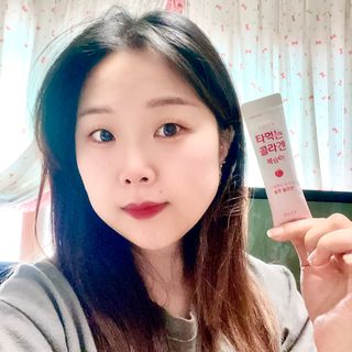 [음료수 대신 가능!]  빠르게 흡수되는 아임오 타먹는 콜라겐 1박스 — 5점을 준 리뷰어가 2023년 3월 올린 사용 사진