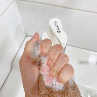 블뤼엔 일회용 수세미 — 5점을 준 리뷰어가 2021년 4월 올린 사용 사진