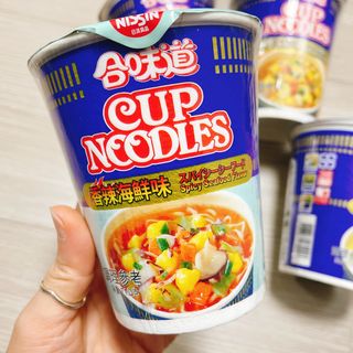 NISSIN 닛신 컵누들  4종 - 씨푸드오리지날, 씨푸드 스파이시, 씨푸드 커리, 씨푸드 XO소스 — 4.5점을 준 리뷰어가 2021년 11월 올린 사용 사진