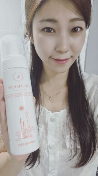 MF프리 [닥터문] 유산균 락토케어 질경초 여성청결제 200ml (폼타입) — 5점을 준 리뷰어가 2022년 7월 올린 사용 사진