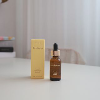 스킨큐어 산다화 비타민c 화이트닝 에센스 30ml — 5점을 준 리뷰어가 2021년 8월 올린 사용 사진
