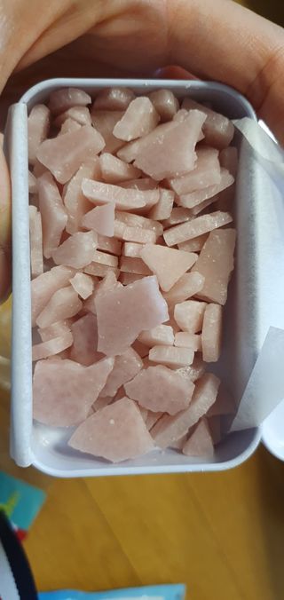 [아이스칩스] 무설탕 비건 자일리톨 캔디 7종 2개기준 — 5점을 준 리뷰어가 2021년 6월 올린 사용 사진