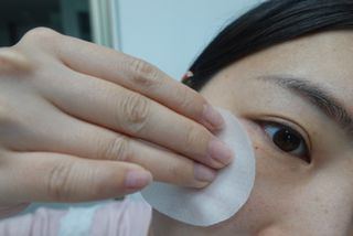 산다화 비타민씨 화이트닝 토너 패드 — 5점을 준 리뷰어가 2023년 5월 올린 사용 사진