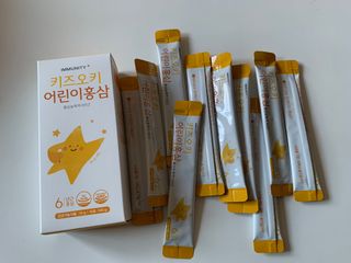 [이뮤니티플러스]우리아이 면역오키, 건강오키 _ 키즈오키 어린이홍삼 10포 1box — 4.5점을 준 리뷰어가 2022년 1월 올린 사용 사진