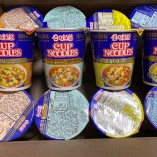NISSIN 닛신 컵누들  4종 - 씨푸드오리지날, 씨푸드 스파이시, 씨푸드 커리, 씨푸드 XO소스 — 5점을 준 리뷰어가 2022년 3월 올린 사용 사진