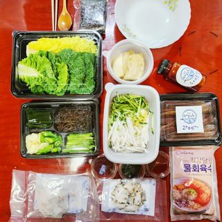 마라도푸드 포항 구룡포 햇 과메기 야채세트 마라도회식당 꽁치 — 4.5점을 준 리뷰어가 2023년 10월 올린 사용 사진