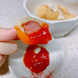 Dog&Ball 독앤볼 [Dog&Ball] 미니찹쌀볼도그 찹쌀치즈볼 — 5점을 준 리뷰어가 2021년 8월 올린 사용 사진