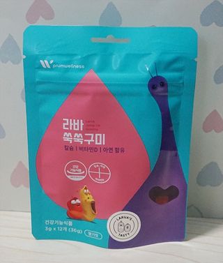 푸름웰니스 라바 쑥쑥구미 36g — 5점을 준 리뷰어가 2022년 3월 올린 사용 사진