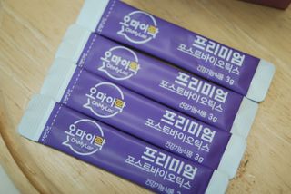 [유산균] 오마이락 프리미엄 포스트바이오틱스 30P — 4점을 준 리뷰어가 2022년 11월 올린 사용 사진