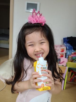 메디웰 페디아드링크 미니 바나나맛 — 5점을 준 리뷰어가 2021년 7월 올린 사용 사진