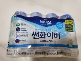 LIVE 매일바이오 썬화이버 드링킹 요거트 — 5점을 준 리뷰어가 2022년 8월 올린 사용 사진