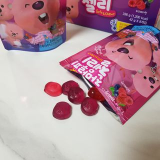 [팔도] 잔망루피젤리 믹스베리맛 42g 8개 — 5점을 준 리뷰어가 2022년 1월 올린 사용 사진