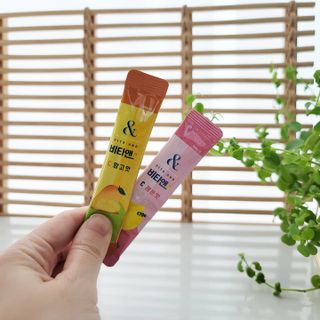 비타앤C 레몬맛, 망고맛 — 5점을 준 리뷰어가 2021년 4월 올린 사용 사진
